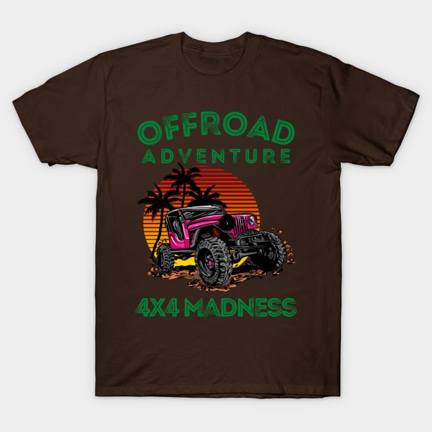 Offroad madness 2 T-Shirt by MaxiVision